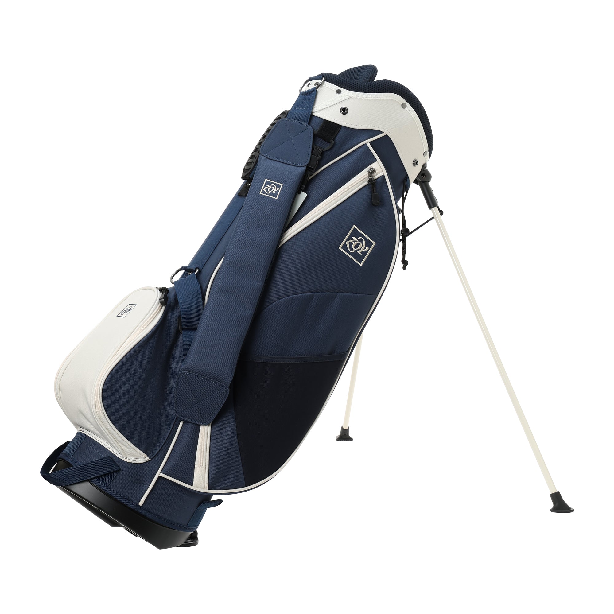 UNISEX 軽量スタンドキャディバッグ ネイビー