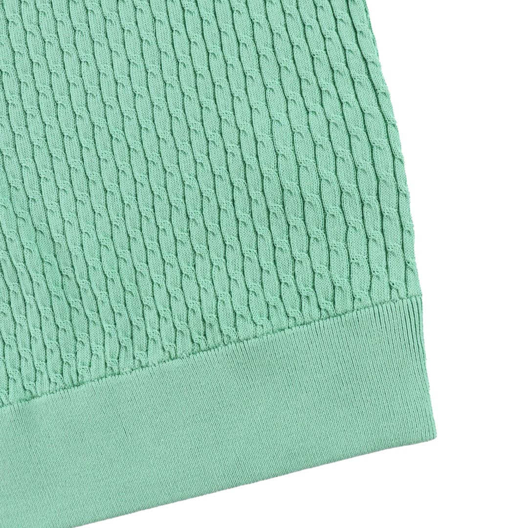 MEN ハイゲージコットン ベスト ミント