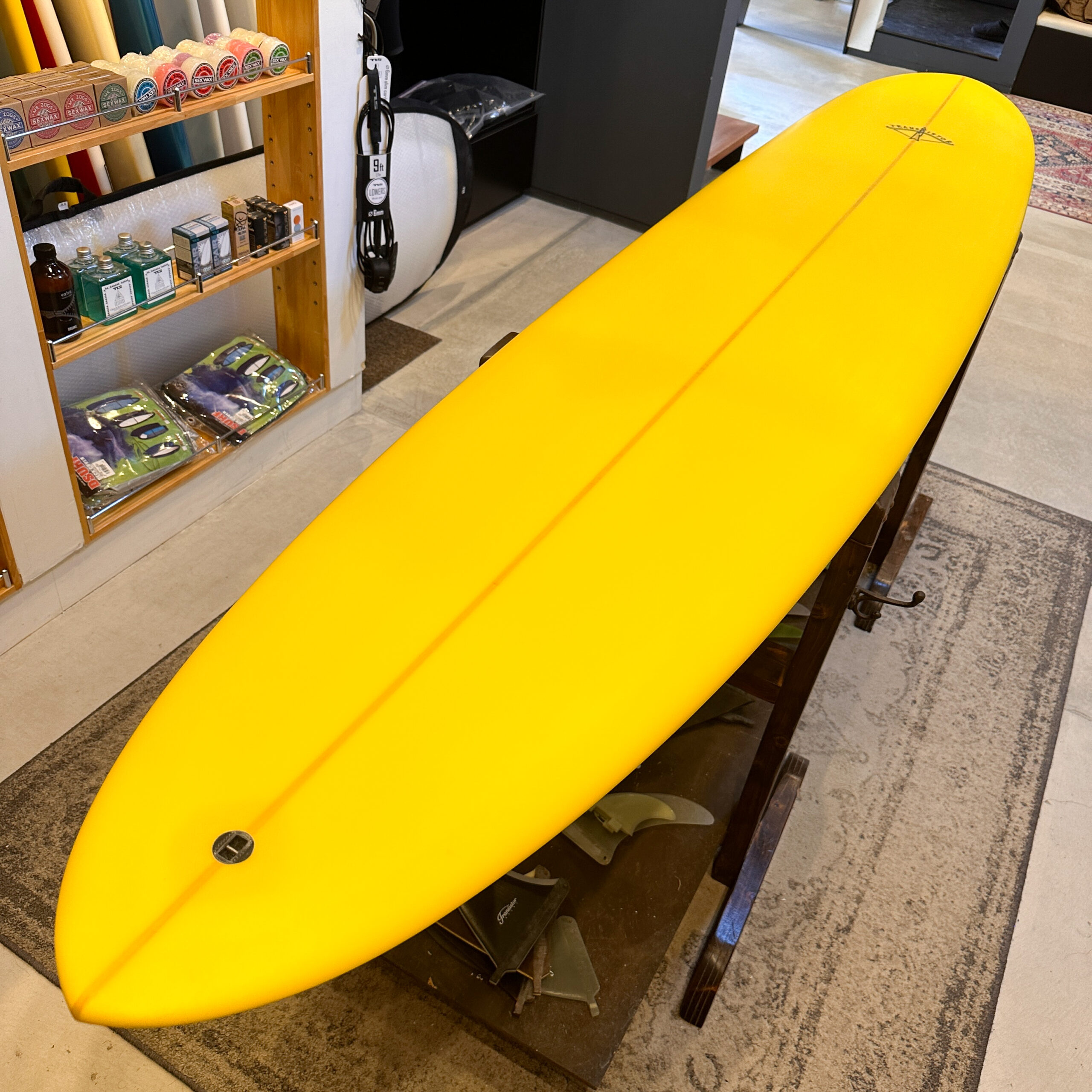 ロングボード サーフボード イエロー ブルー ロングボード