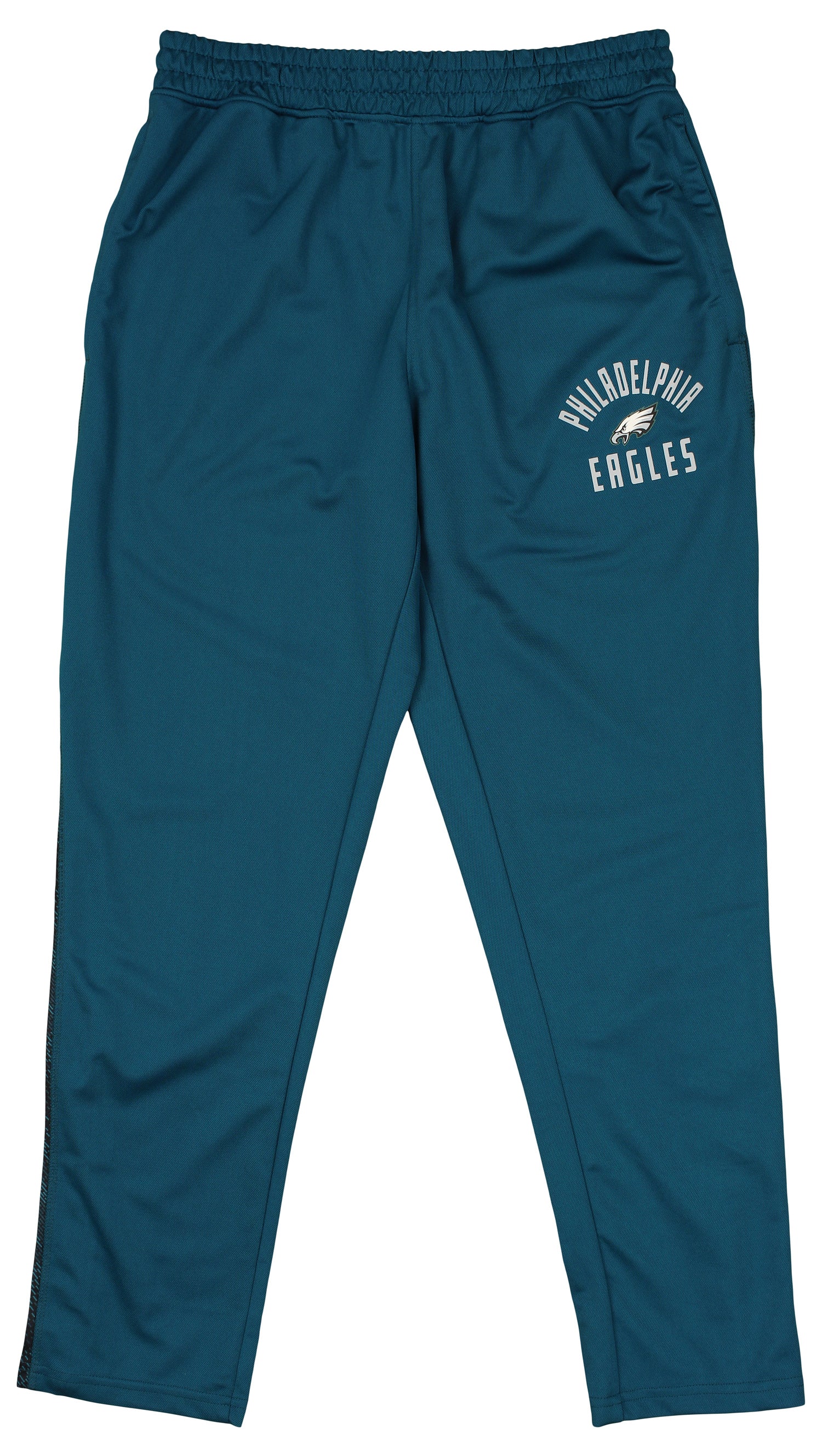 Zubaz NFL Men's Philadelphia Eagles Viper Accent Elevated Jacquard Tra