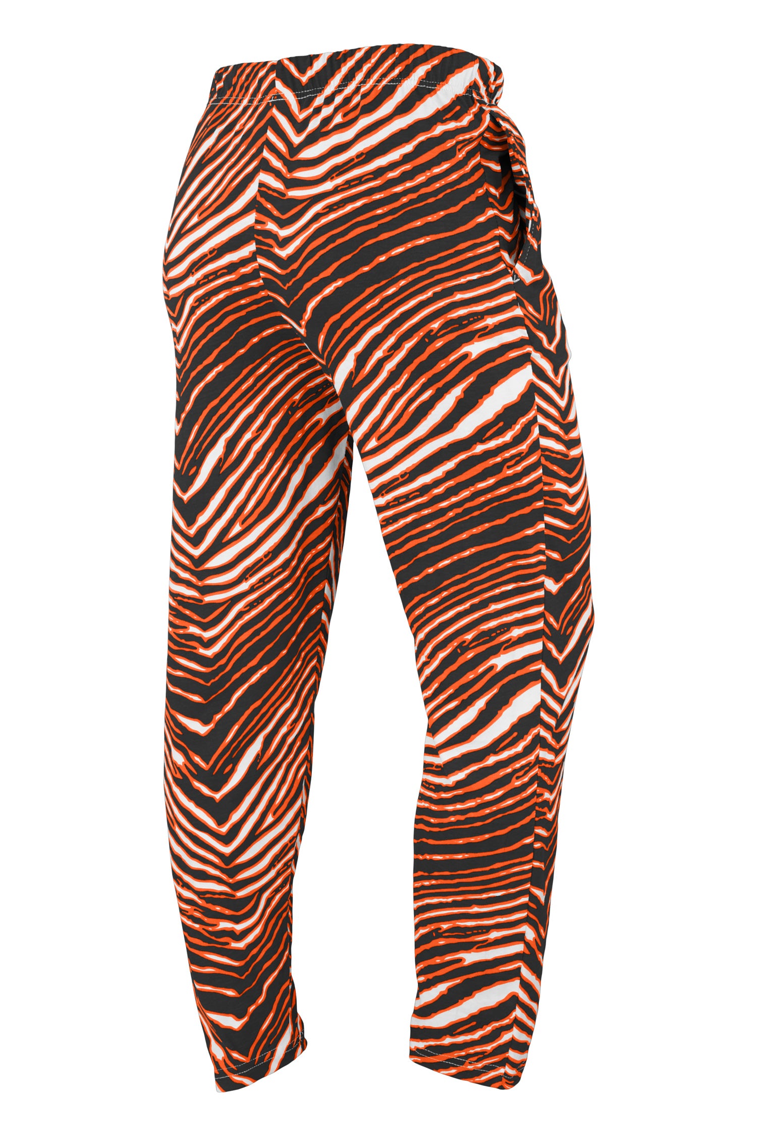 Zubaz NFL Adult Unisex Z88 Zebra Pants, Cincinnati Bengals For Men and