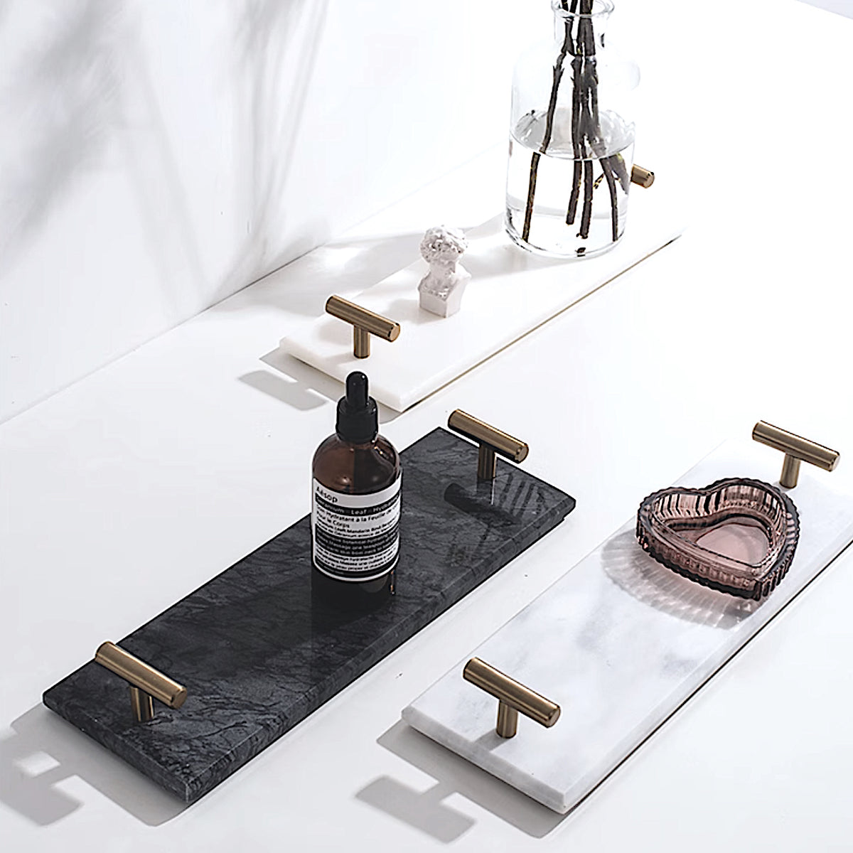 天然大理石のジュエリートレイ – acacia