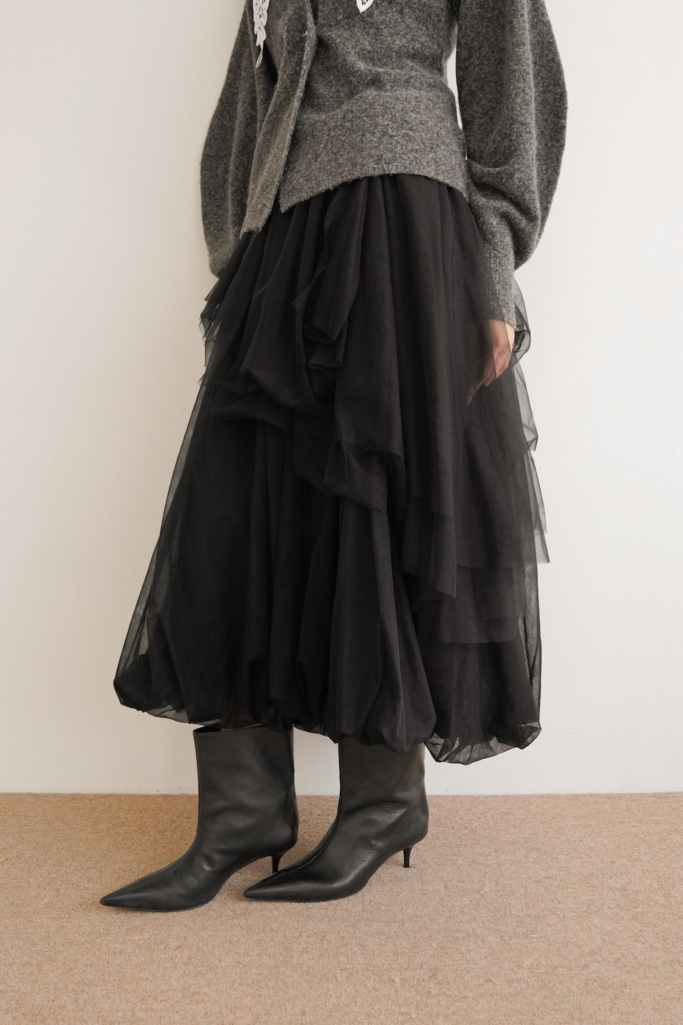 tiered tulle skirt – Acka online store