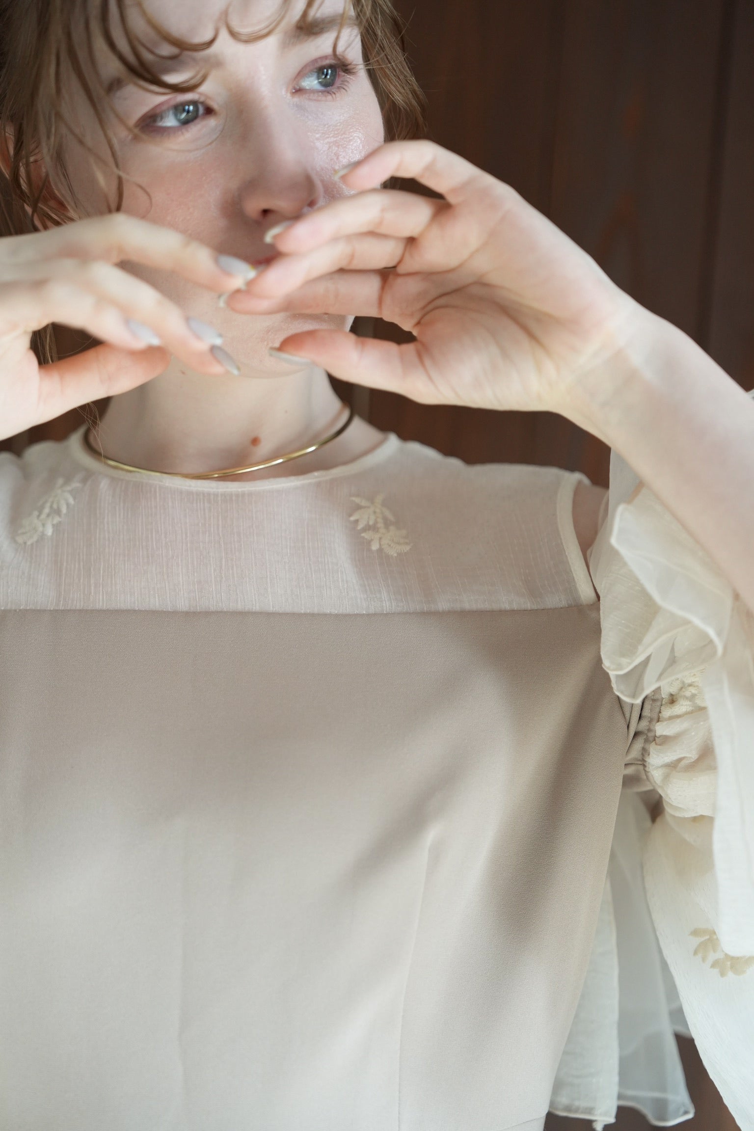 organdy frill dress – Acka online store