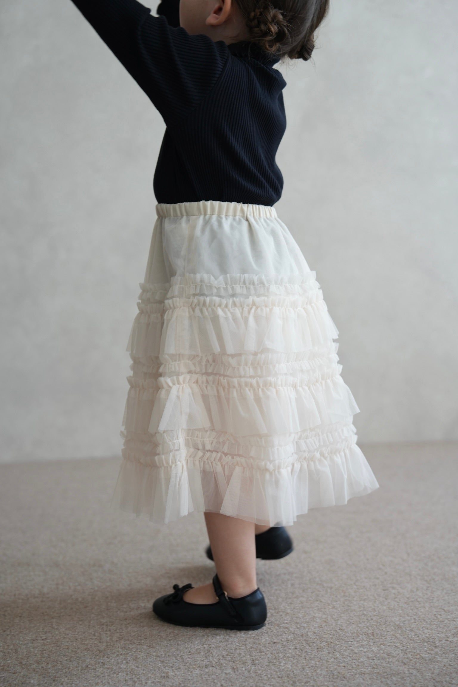 kids］tulle long skirt – Acka online store