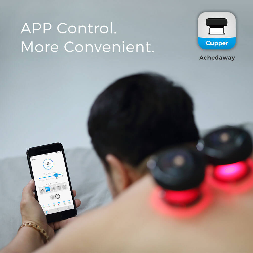 Achedaway Cupper - The Smart Cupping Therapy Massager (Pair)