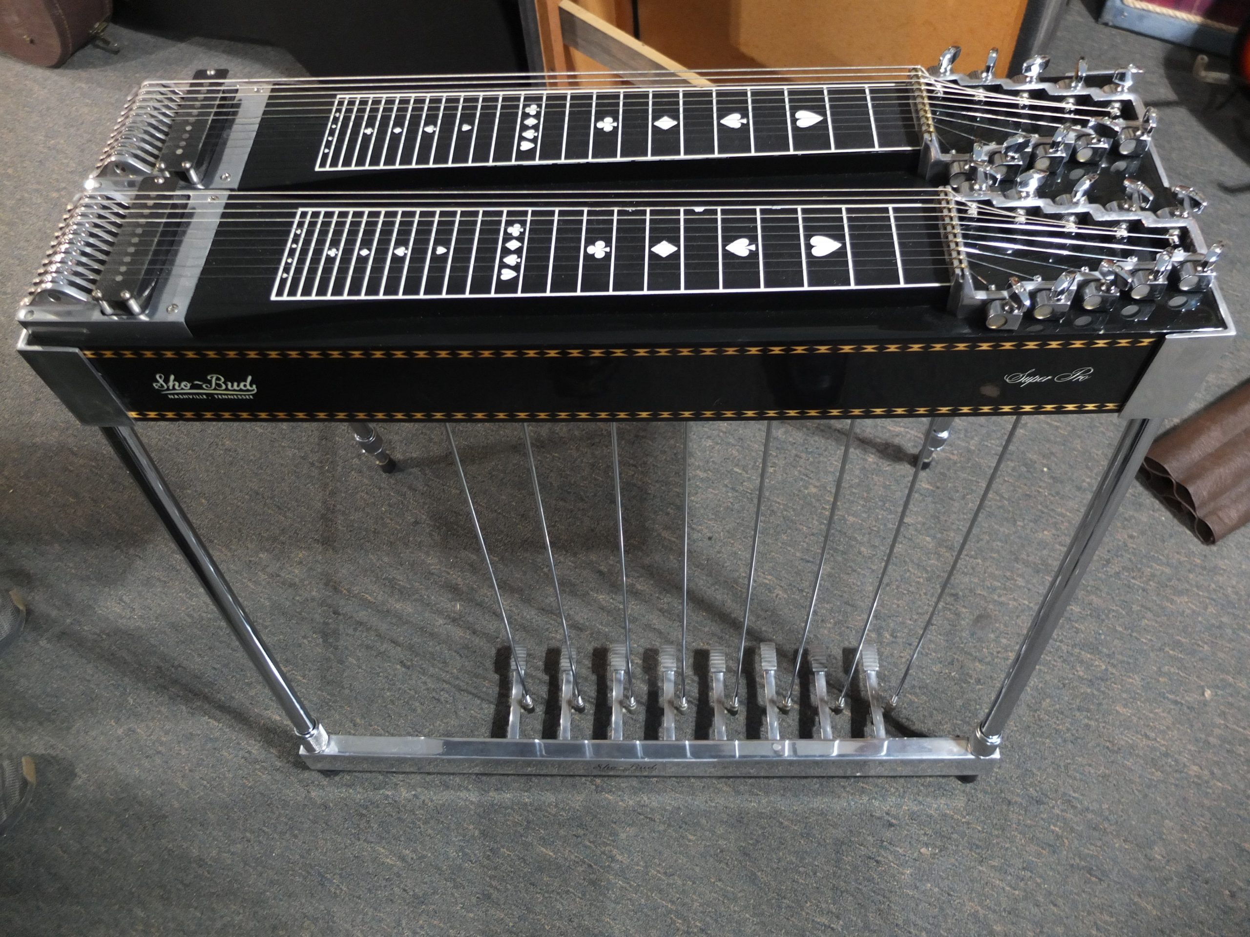 Sho-Bud Super Pro Double Neck 10 String Pedal Steel 8 & 6 1979