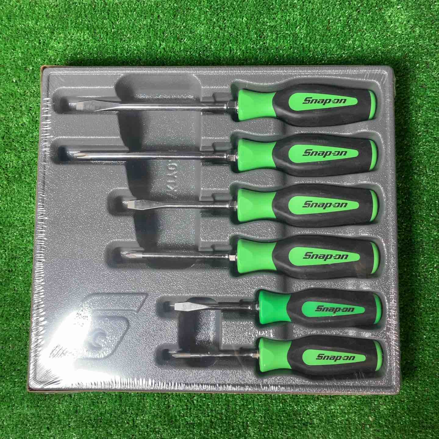 Snap-on ゴルフ用傘 緑と黒 スナップオン Snap-on ゴルフ用傘 緑