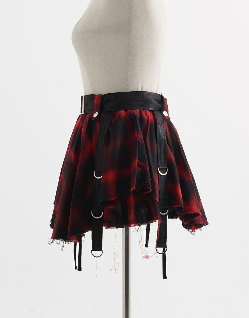 REFLEM【レフレム】ベルト付きランダムレイヤースカート/全2色