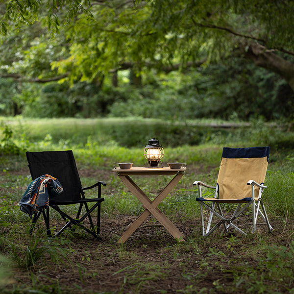アディロンダック スモール キャンパーズチェア ベージュ／ネイビー
