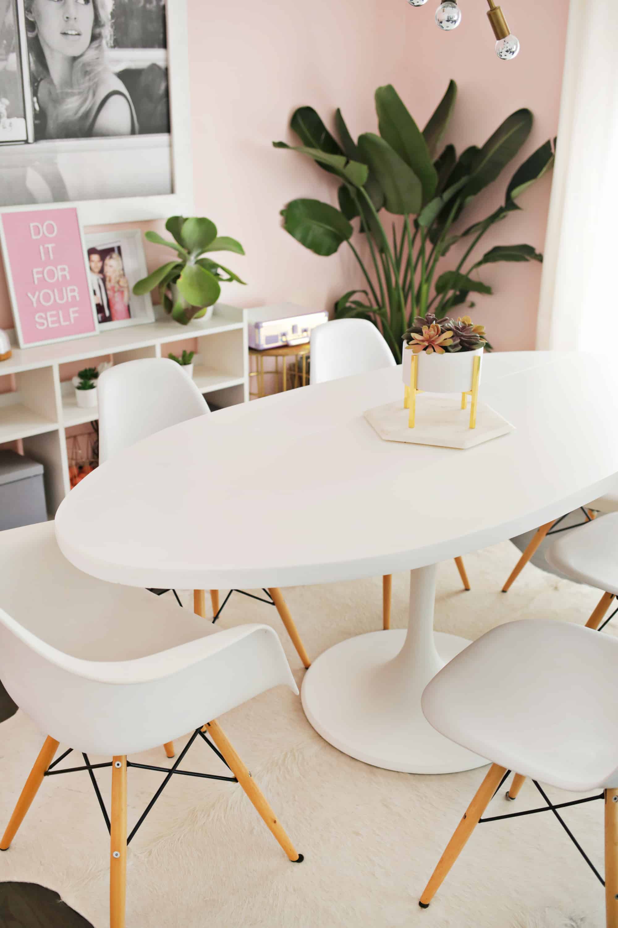 Ikea DOCKSTA Table Hack - A Beautiful Mess