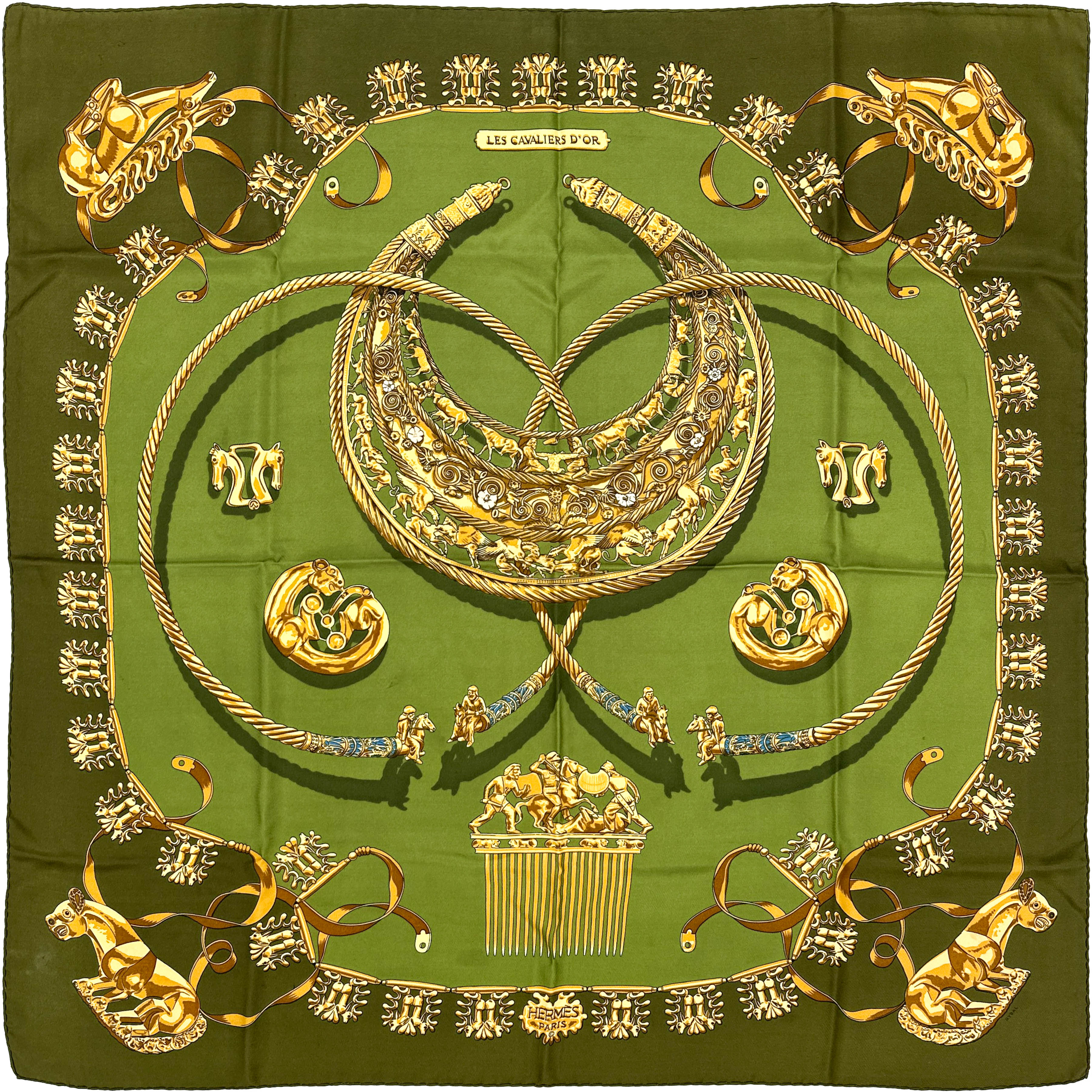 Hermès Les Cavaliers d'Or Original Issue 90