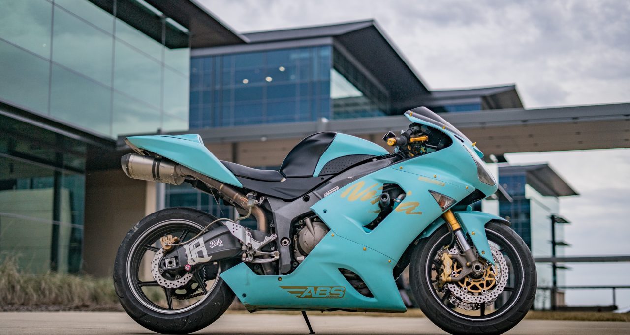 All Pearl Blue - 2003 to 2004 ZX6R | ABS Fairings