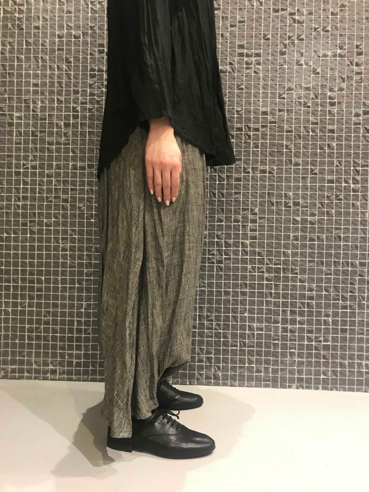 リネンナイロン グレンチェックコート＆パンツ | 東急吉祥寺店 | pas