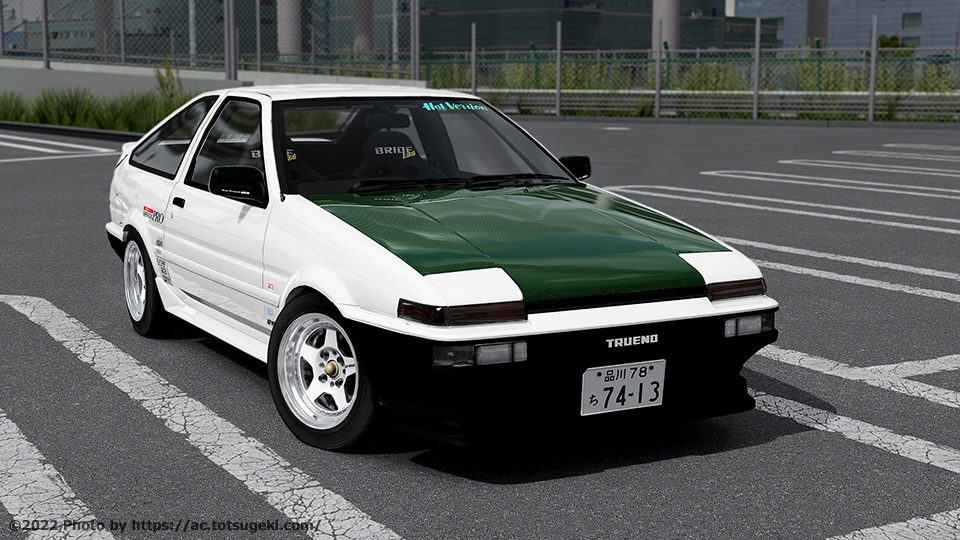 Assetto Corsa】TRUENO（スプリンター・トレノ）AE86 後期型 土屋圭市