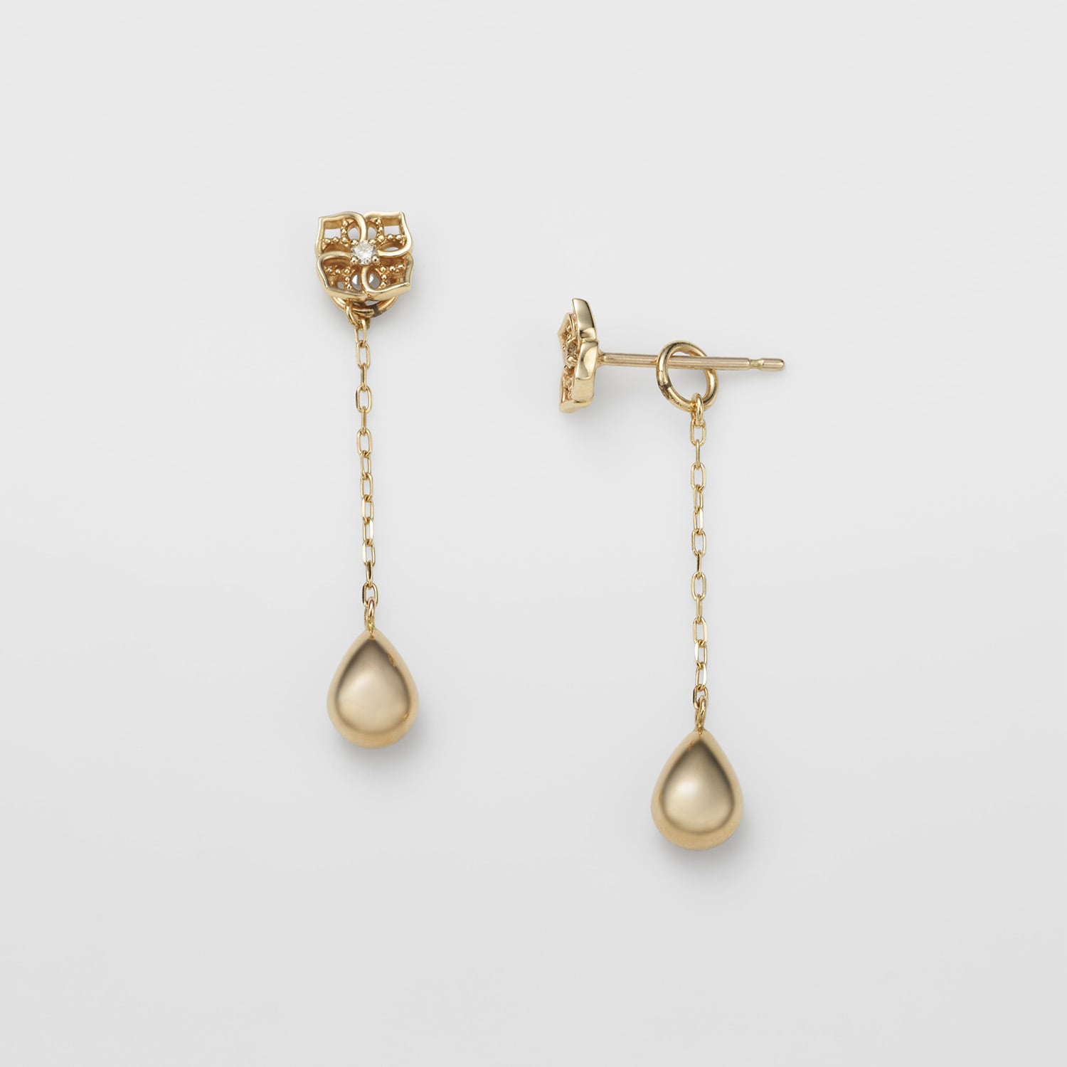 K10ダイヤモンドピアス｜ピアス｜アガット 公式オンラインストア