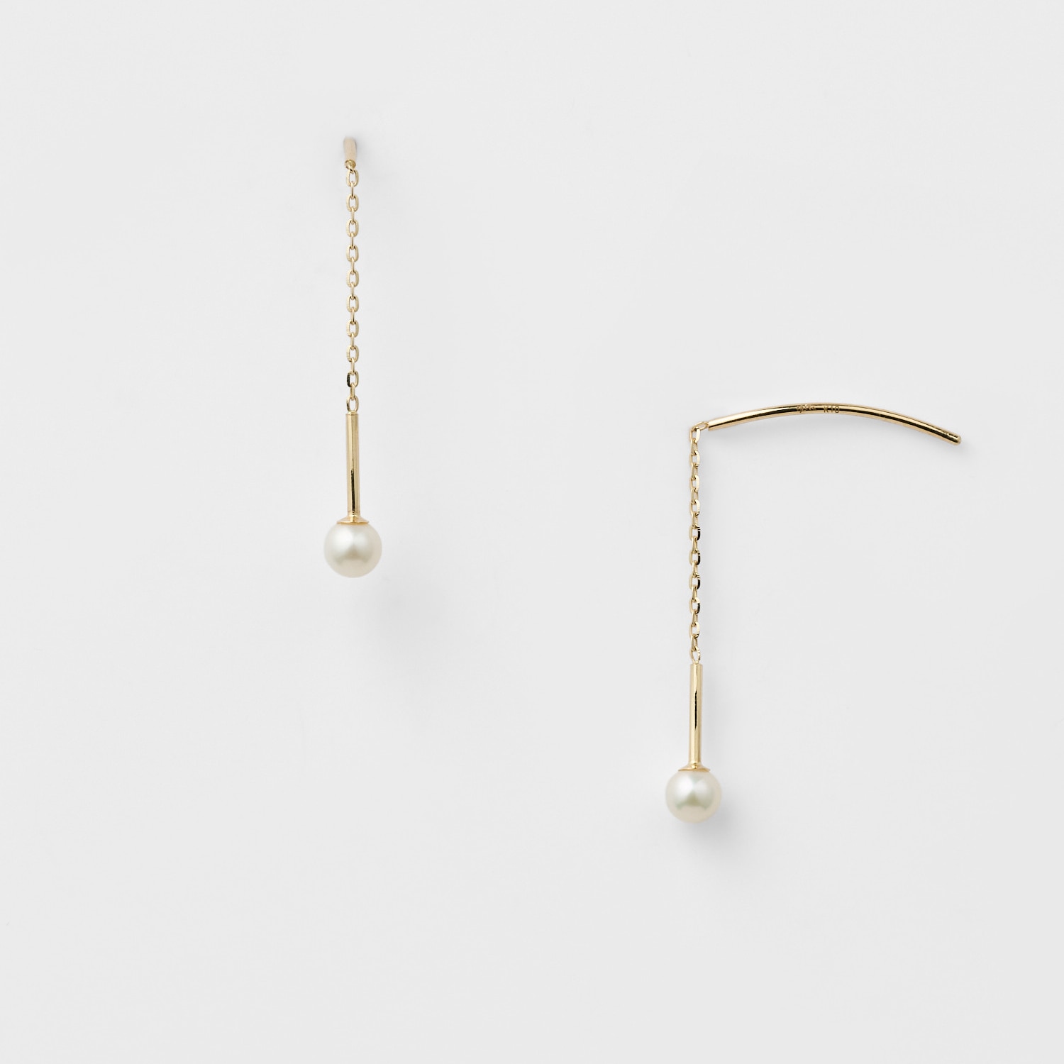 K10パールロングピアス｜ピアス｜アガット 公式オンラインストア
