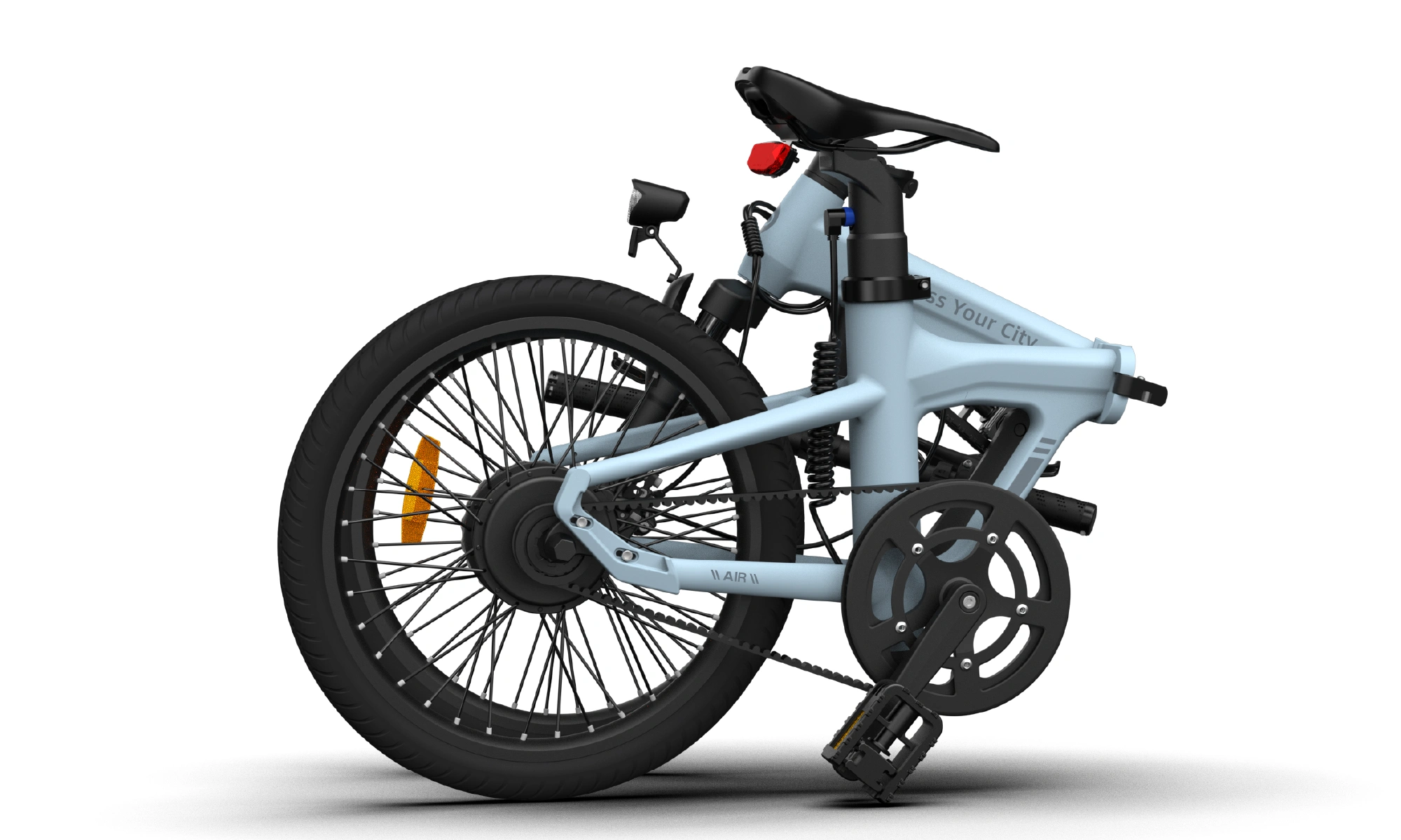 ADO AIR 20 電動アシスト折りたたみ自転車 グレー ADO AIR 20 電動