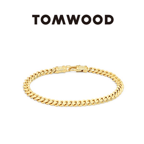 TOMWOOD トムウッド Curb Bracelet L Gold ゴールド カーブ