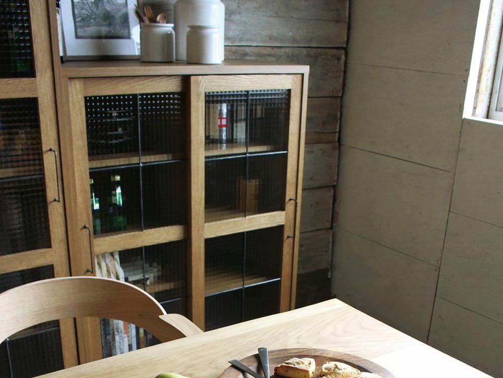 送料無料】カデル スライドガラスキャビネット ロー - a.depeche