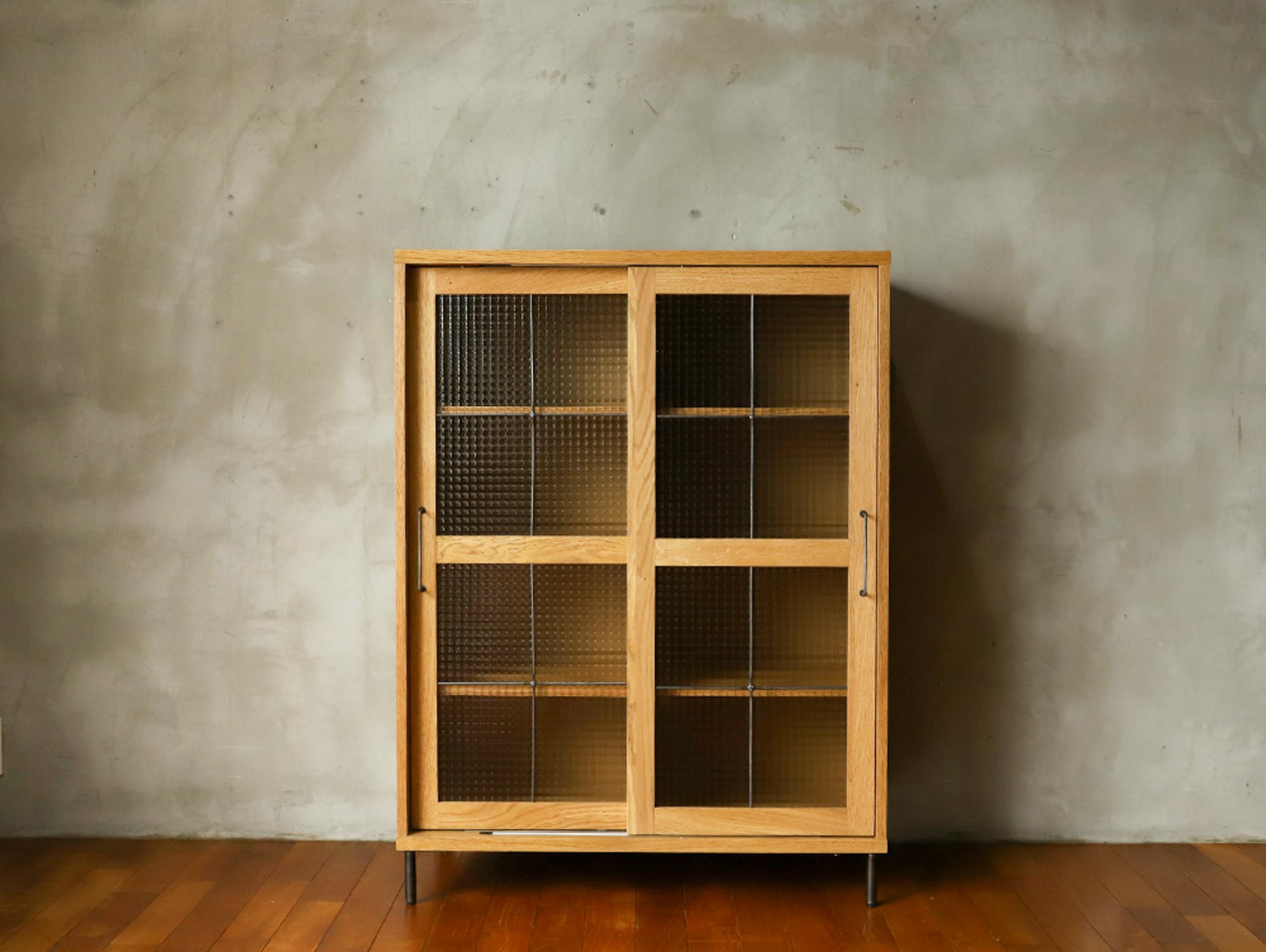 送料無料】カデル スライドガラスキャビネット ロー - a.depeche