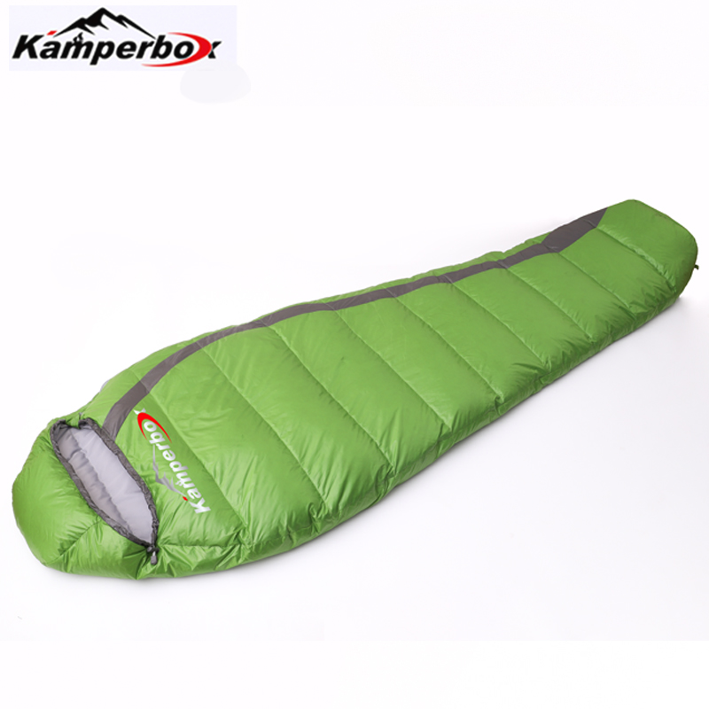 Kamperbox ダウン寝袋超軽量寝袋、冬寝袋キャンプ用品軽量寝袋キャンプ