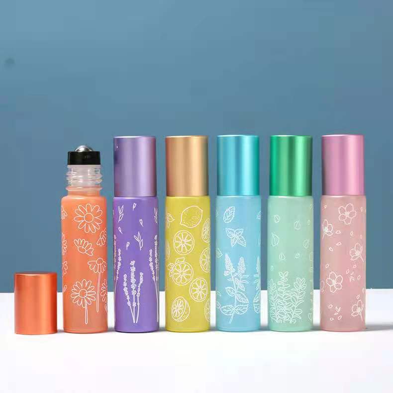 Doterra-カラフルロールオンボトル10ml,エッセンシャルオイル用