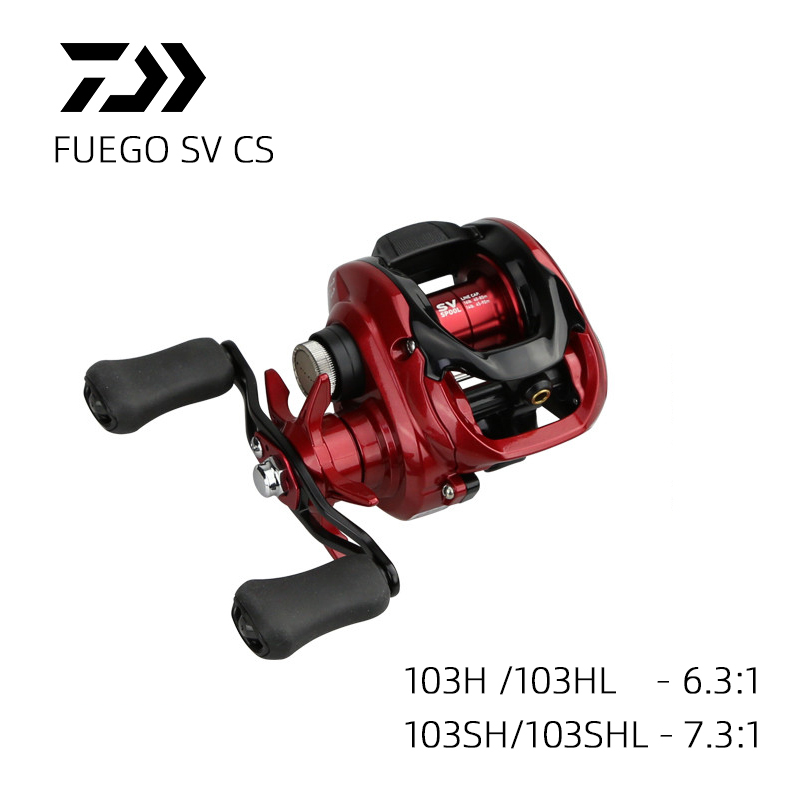 DAIWA FUEGO SV CS 103 Baitcasting Fishing Reel Low Profile 6.3/7.3