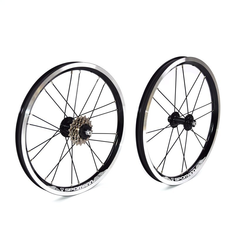 16インチ305バイクホイールセット外部5-速度v-ブレーキ小径車セット
