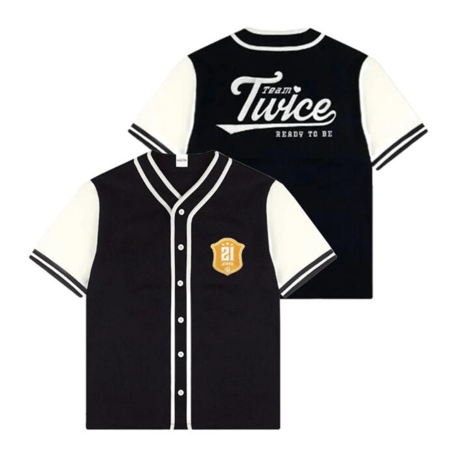KPOP TWICE READY TO BE Tour Baseball Jersey T-shirt Momo Sana Mina