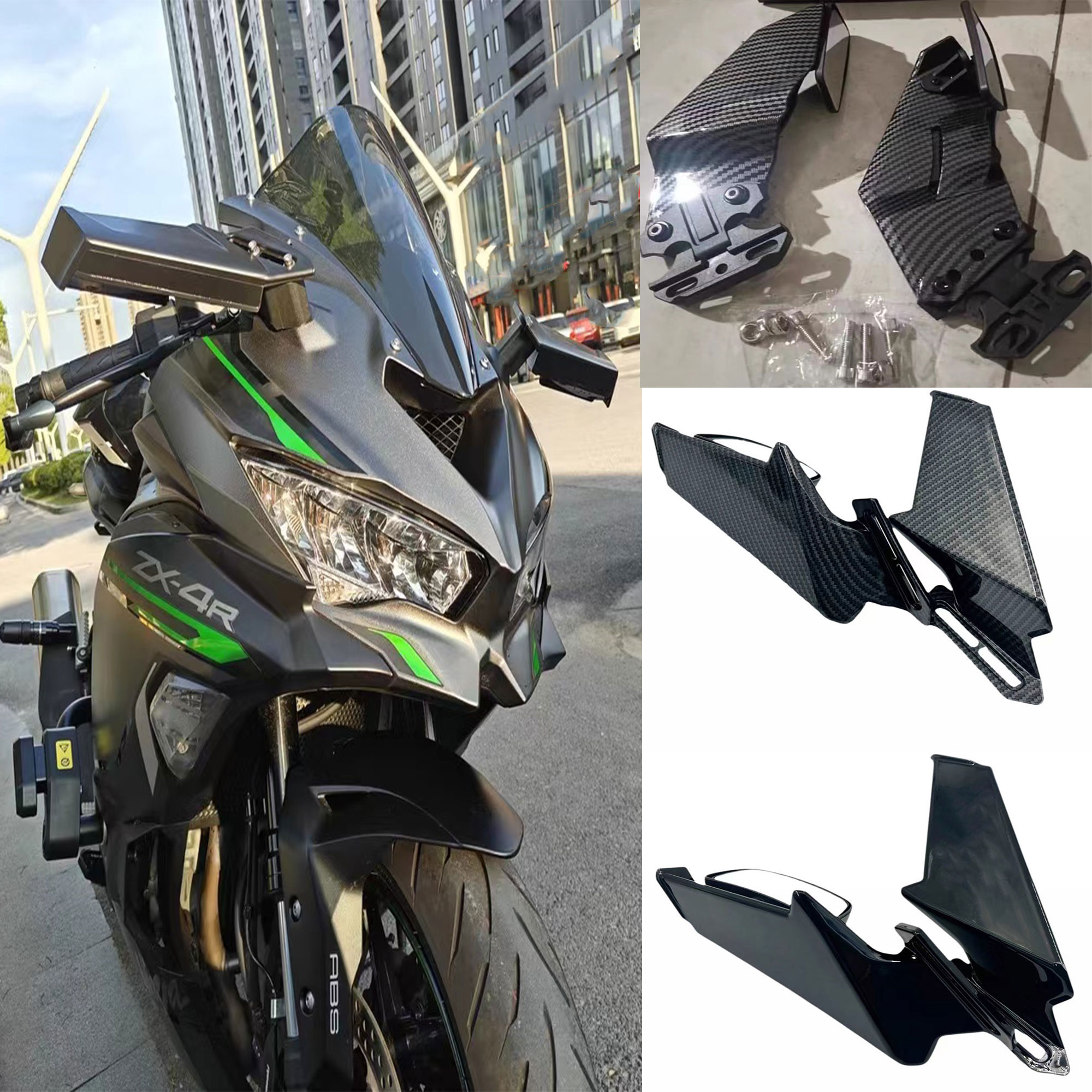 カワサキニンジャZx4r,zx4rr,ZX-25R,zx25r,2020-2024用の調整可能な