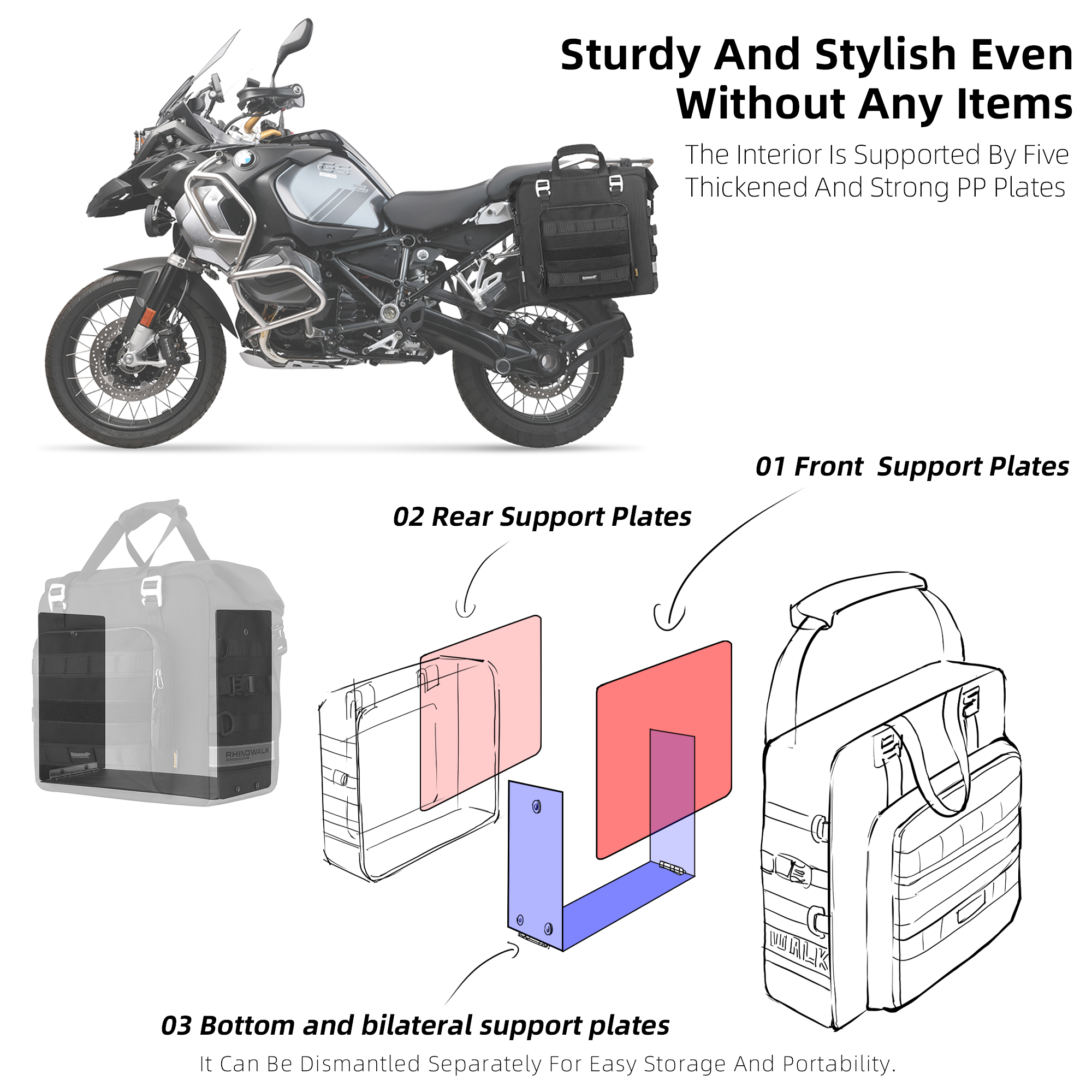 natal design × ride bag FOLDING BOX HIGH natal design × ride bag