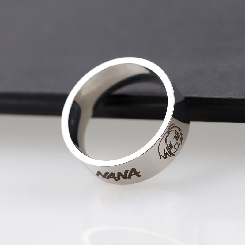 Nana Anime Oosaki Nana Women Stainless Ring Fashion Anime Figure