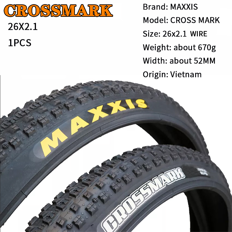 Maxxis Crosssmark iiワイヤーは、中間条件26/27.5/29インチのグリップ