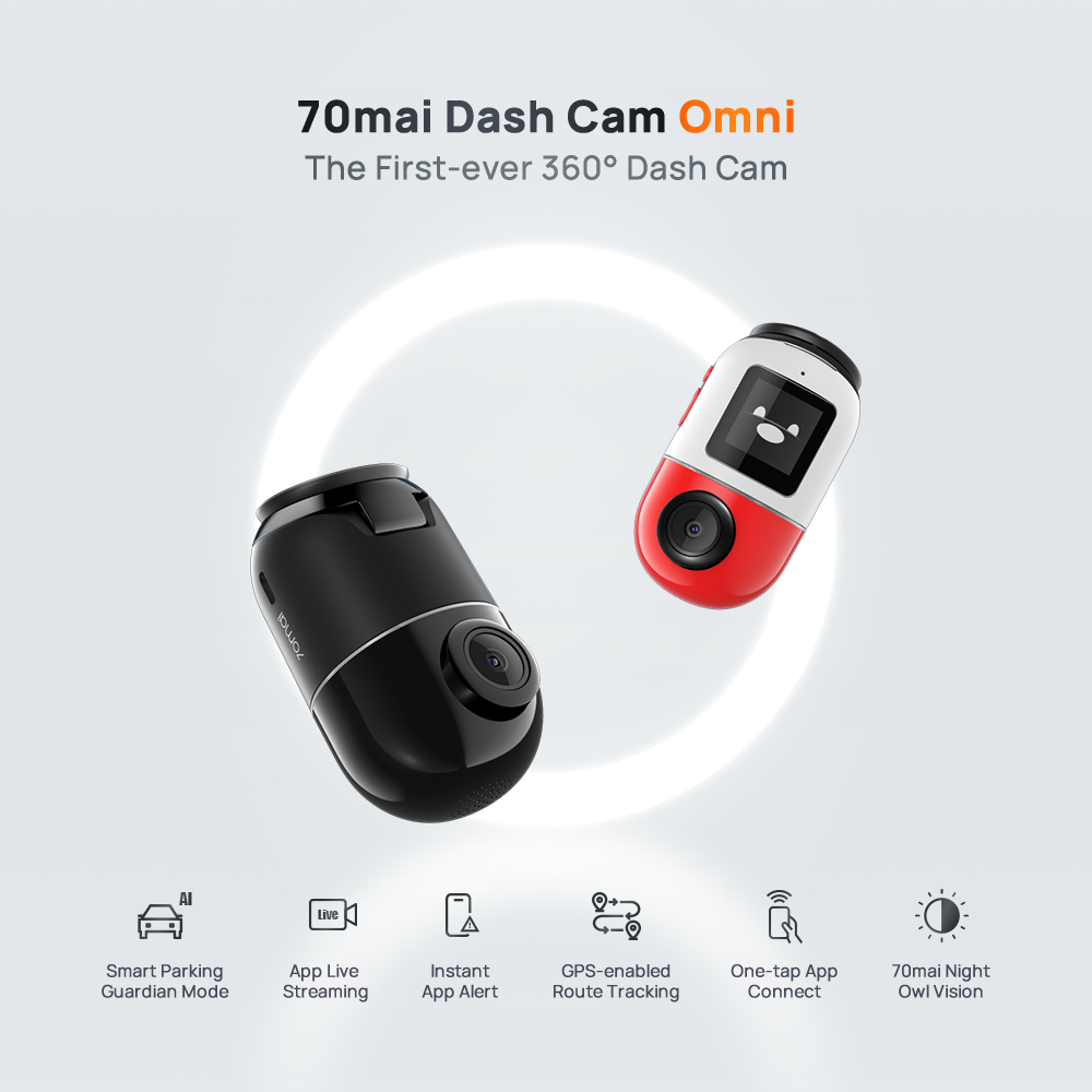 70mai Dash Cam Omni (モデル: X200) 中古 70mai Dash Cam Omni