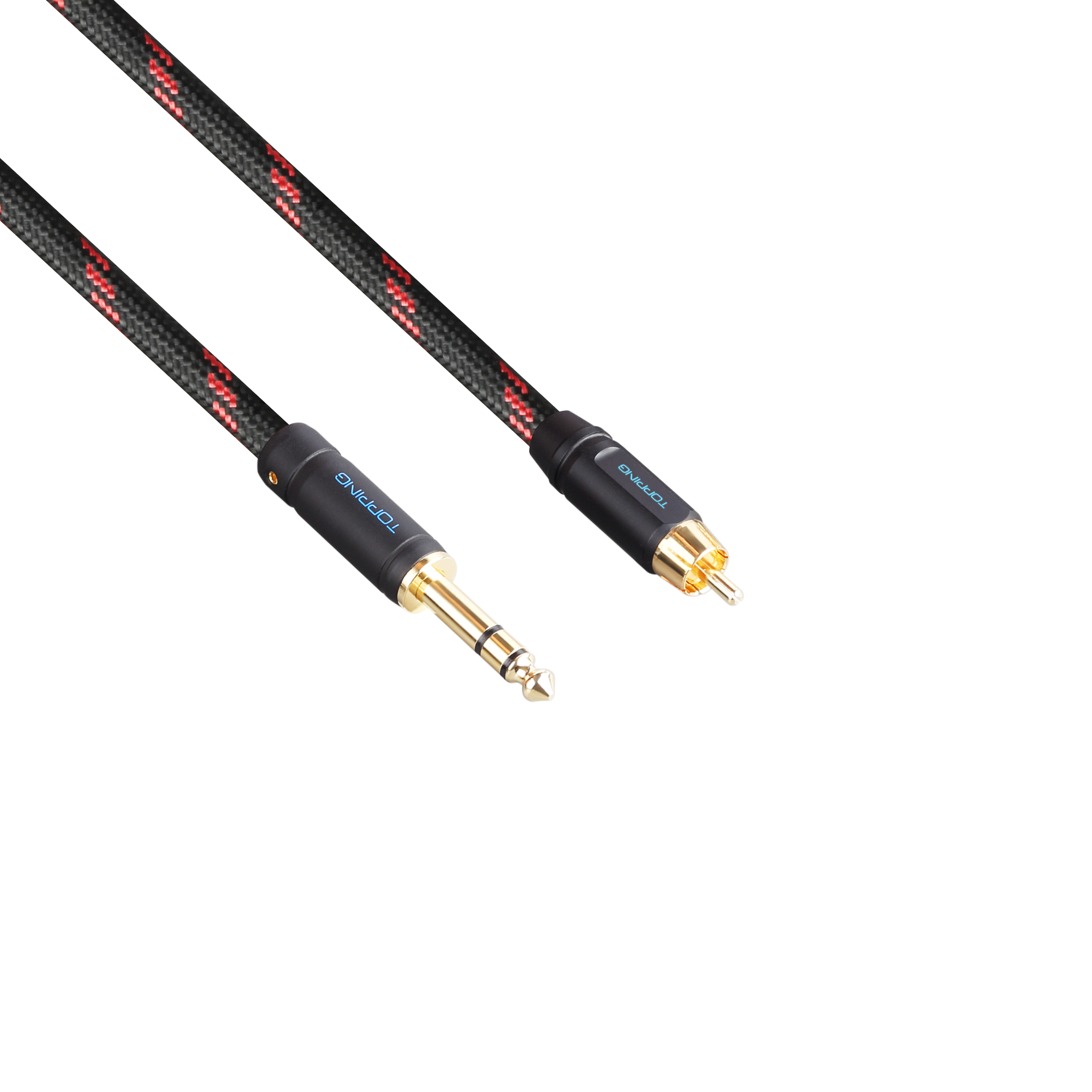 トッピングtcrt1rca-trsケーブル単結晶銅金メッキrca-balanced