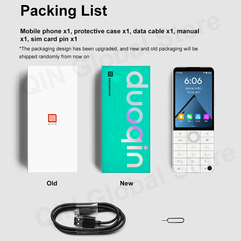 Qin F22 Pro Duoqin MTK Helio G85 Wifi 3.54 Inch 4GB/6GB 64GB Octa