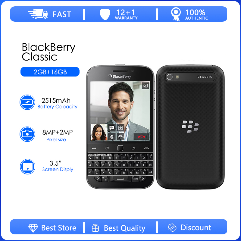 BlackBerry Classic Q20 Refurbished-オリジナル Q20 電話デュアルコア