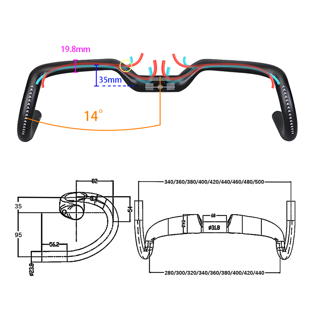BALUGOE track sprint carbon ハンドル AliExpress