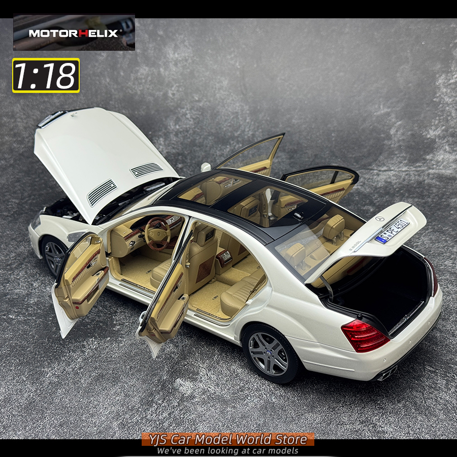 Motorhelix MH ブランド 1:18 スケール S クラス S600L W221 車モデル
