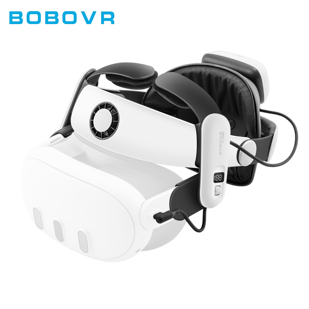 Bobovr s3 pro super cinta compatível com meta quest 3 com cabeça