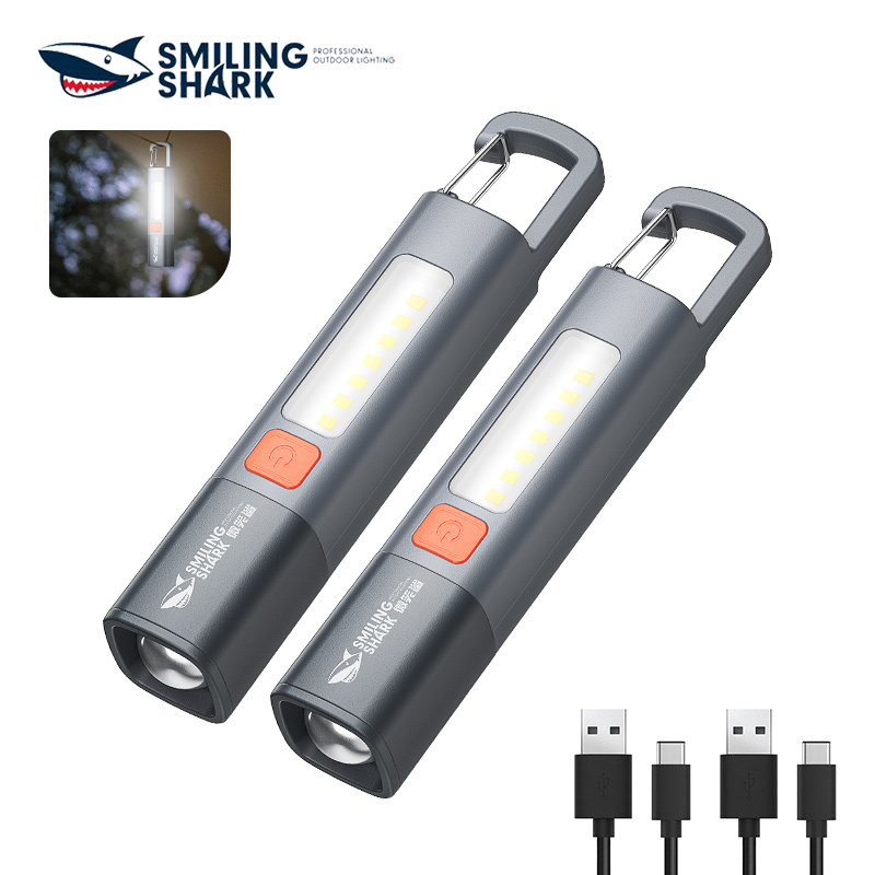 1pc Smiling Shark SD1023 LED Torch Light XPE Super Bright