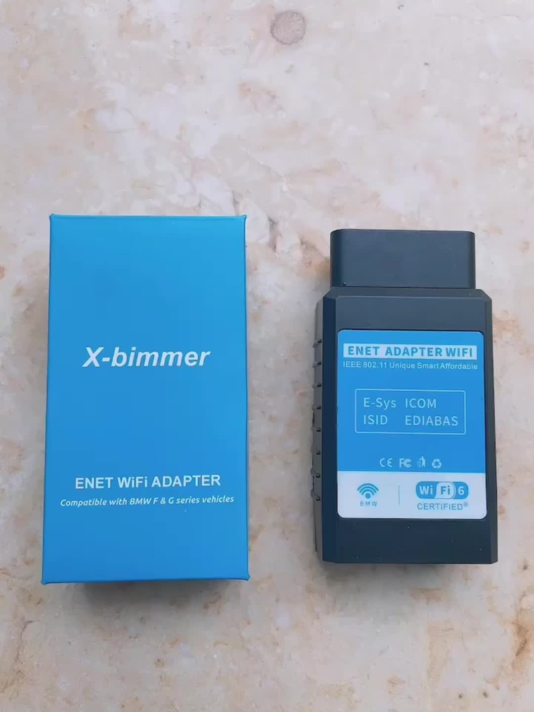 Enet Wifi Adapter for BMW F/G/I Series Obd2 Wifi CarPlay