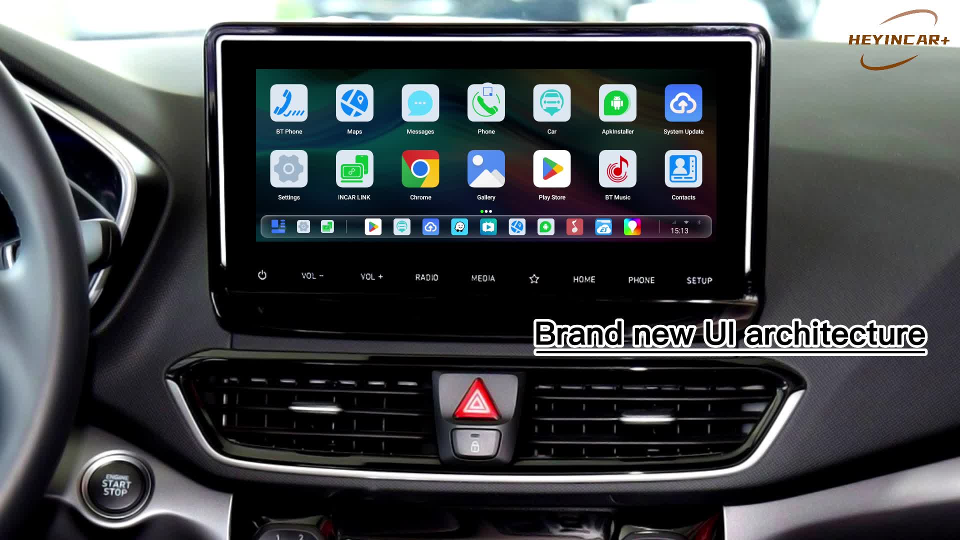 2025 新 HEYINCAR Ai ボックスアンドロイド 13 Led ワイヤレス CarPlay