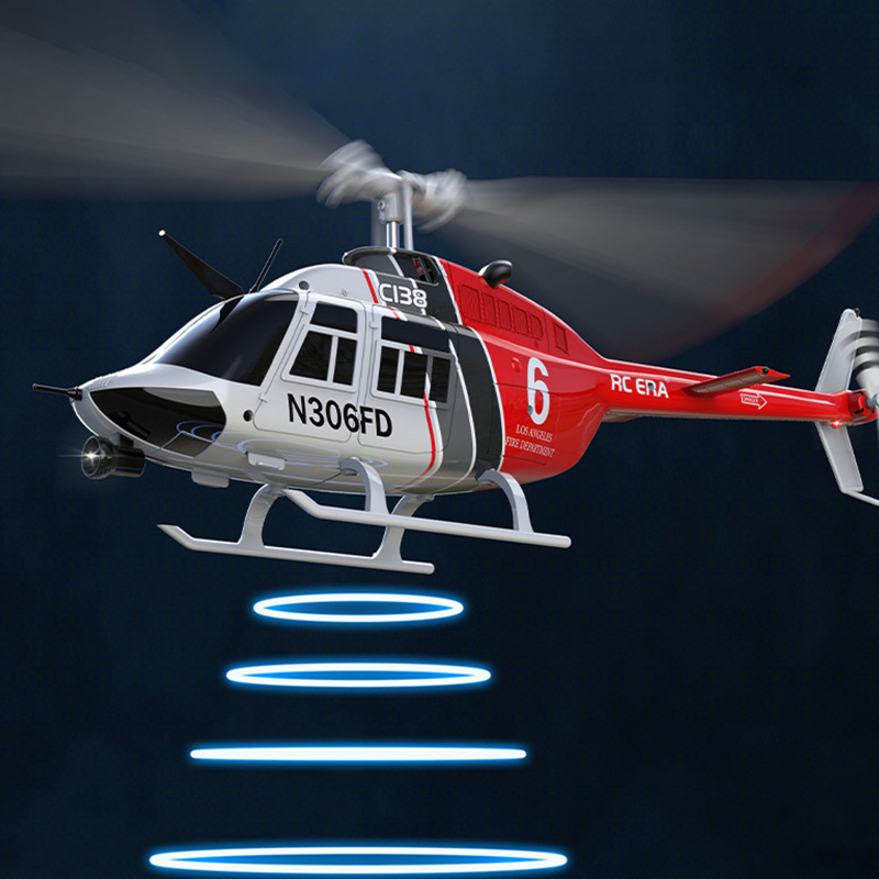 RC ERA C138 BELL 206 ジェットレンジャー 6軸ジャイロ安定化高度維持