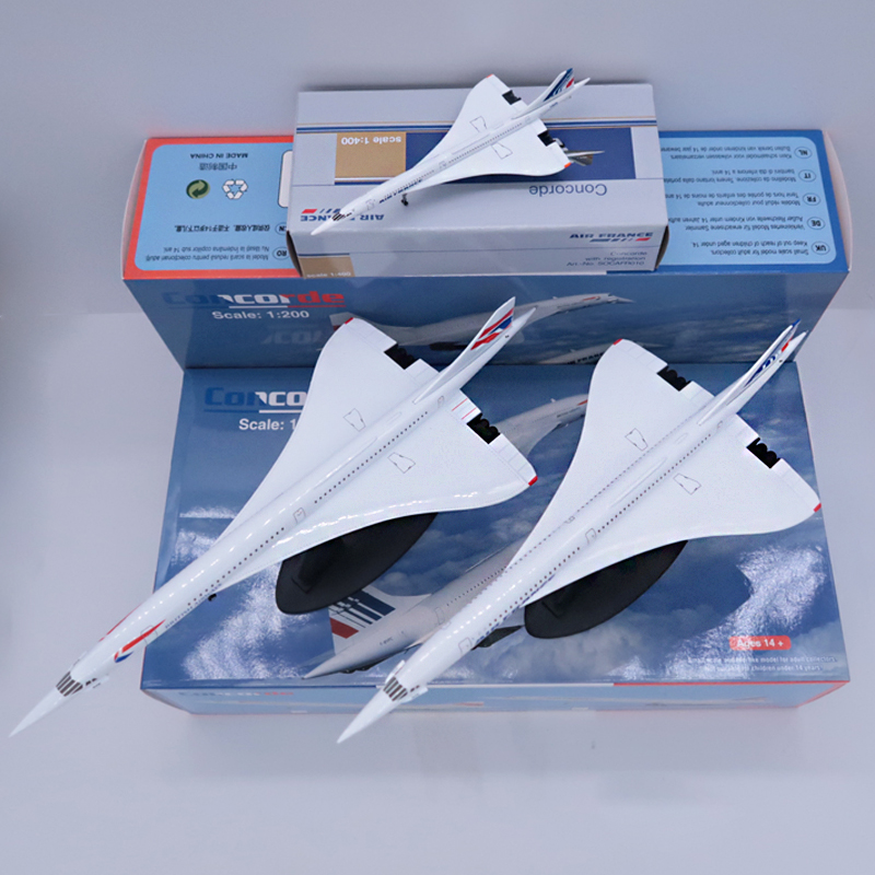 1:200 Concorde Plane Model Air France Supersonic Passenger