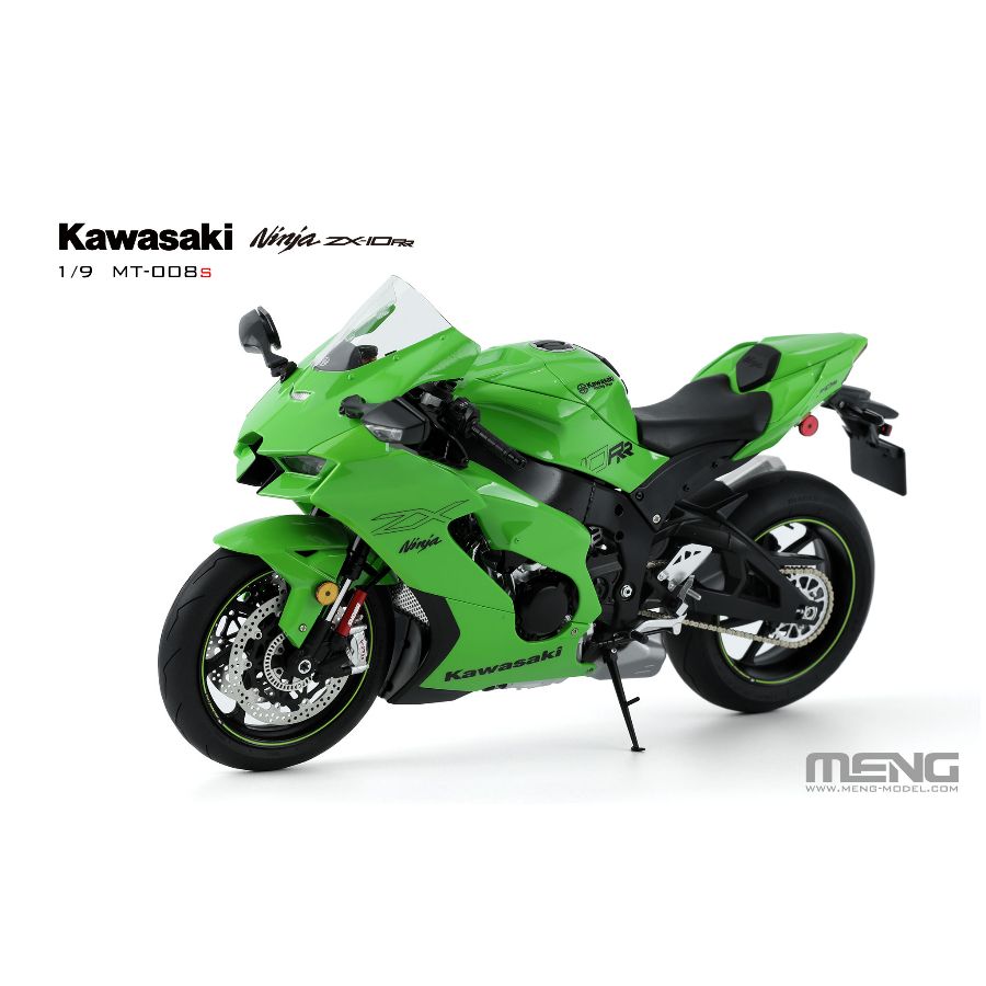 MENG MT-008S 1/9 Kawasaki NINJA ZX-10RR Motorcycle Model Kit—PRE
