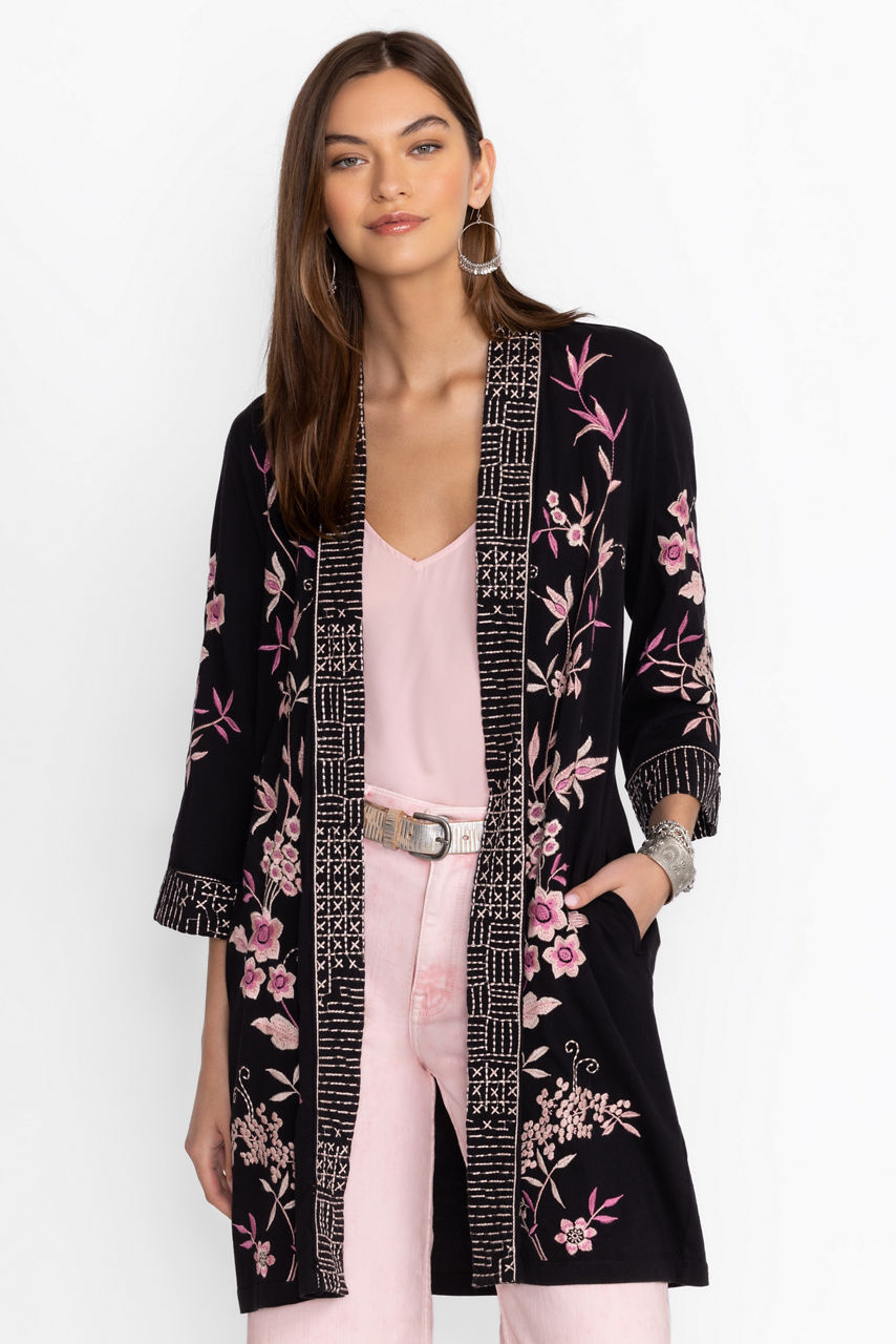 Buy JERSEY KIMONO COAT | Johnny Was