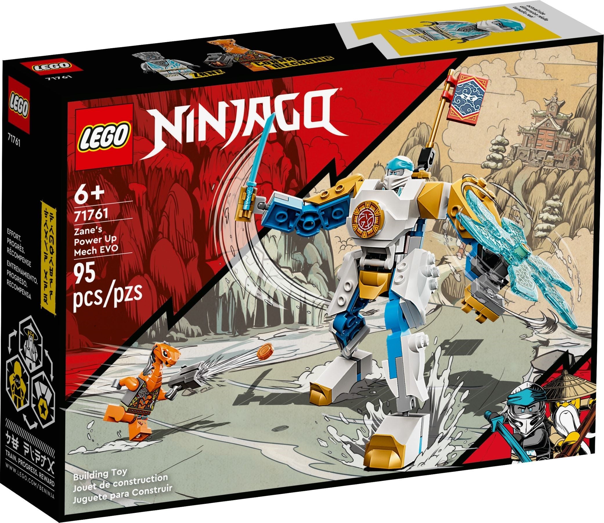 LEGO® Ninjago 71761 Zane's Power Up Mech EVO (95 pieces) – AESOP'S