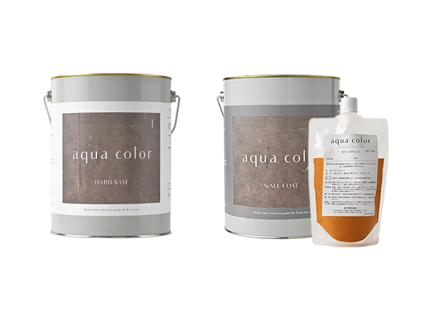 アクアカラー for wall | 水性コンクリートステイン塗料（壁用